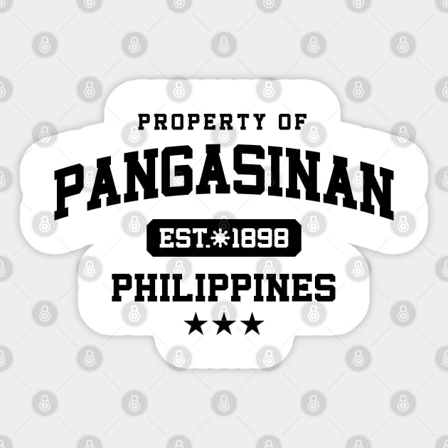 Pangasinan - Property of the Philippines Shirt Sticker by pinoytee